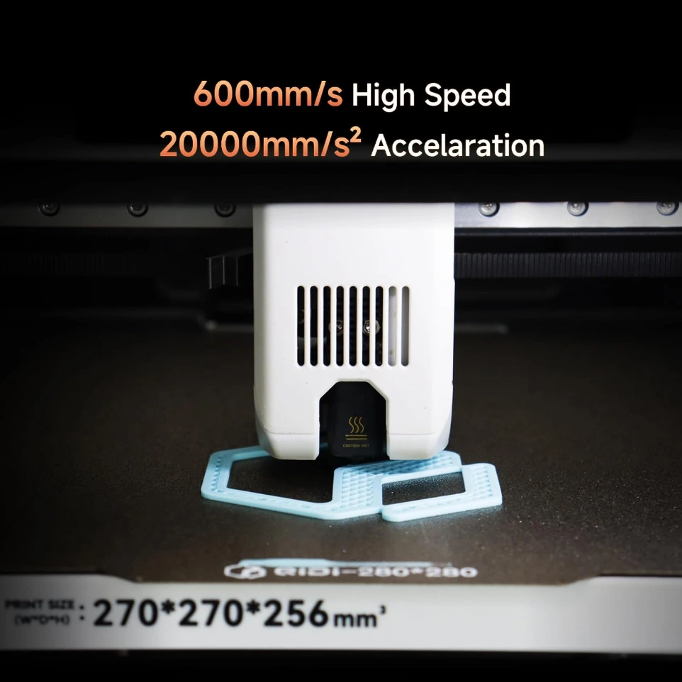 QIDI Q2C Combo Multi-Color 3D Printer, 370℃ Bimetal Hotend Unlock PPS-CF