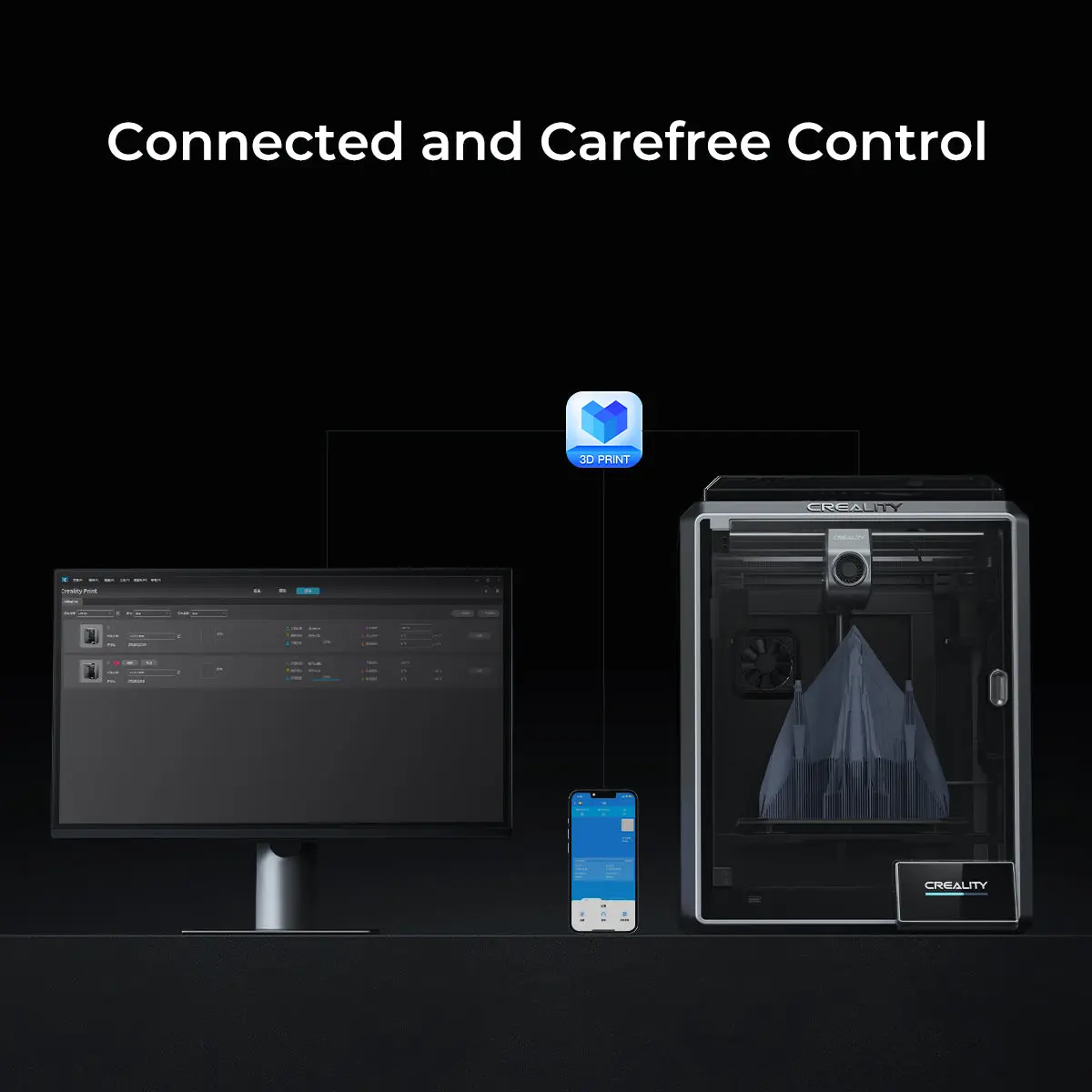 Connected And Carefree Control Connected And Carefree Control with Creality Cloud