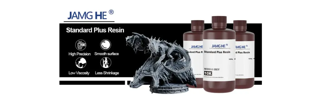 Jamg He LCD Standard Plus Resin is eco-friendly, solvent-free, with low odor & viscosity.