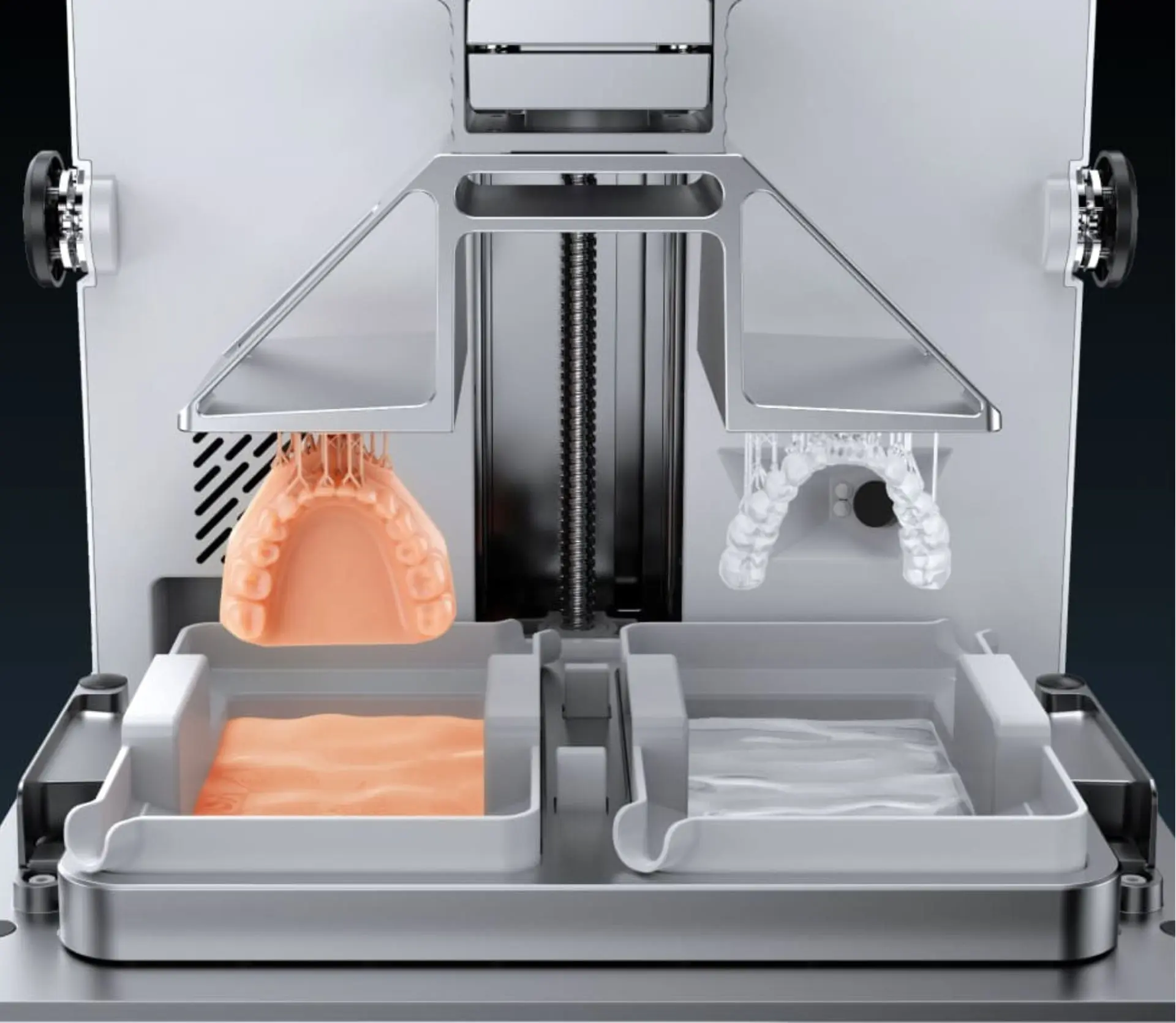 Photon P1 prints two colors or two resin types in a single job