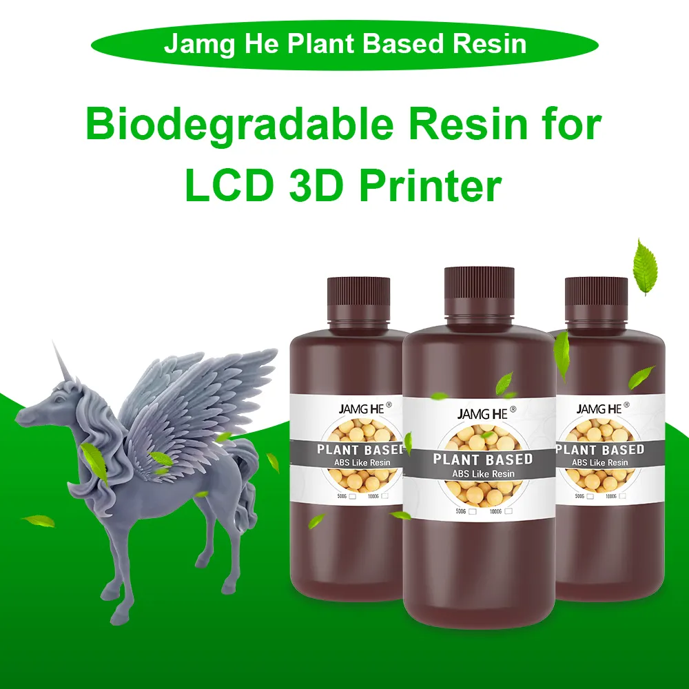 JAMG HE ultra-low odor resin is made of plant material, almost odorless, does not smell disturbing when opening the bottle and does not affect the room air.
