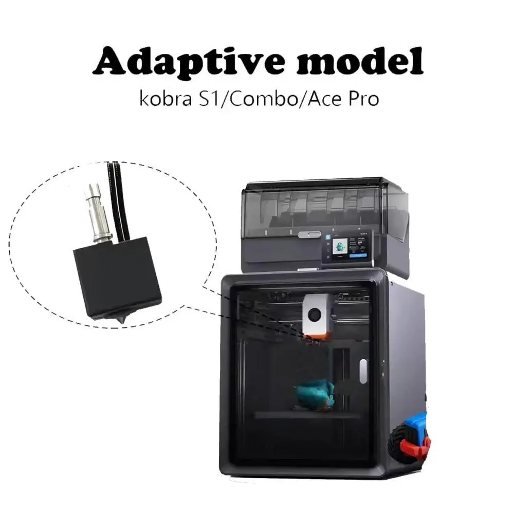 With support for a recommended print speed of 300 mm/s and up to 600 mm/s maximum speed, this hotend is built for efficiency. Paired with an exceptional maximum acceleration of 20,000 mm/s², users can achieve faster print times without compromising on detail perfect for high-volume or time-sensitive project