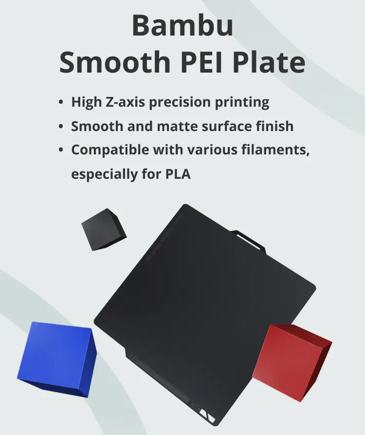 Bambu Lab Smooth PEI for H2D, H2S & P2S