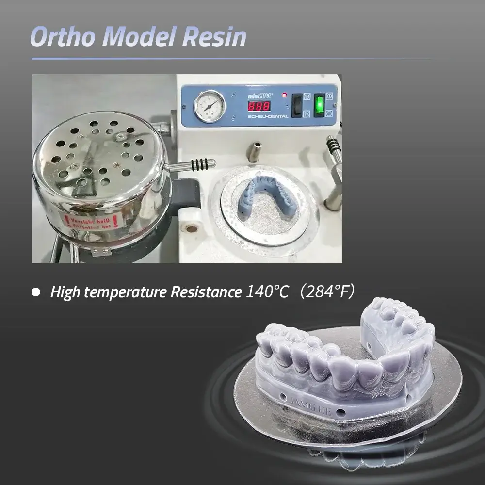 3D print resin mold Easy to make any orthodontic brace with vacuum forming machine.
