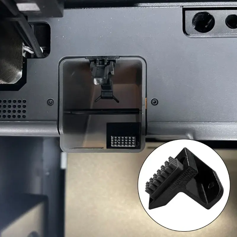  REDUCE PRINT FAILURES & MAINTAIN CLEAN NOZZLES – Bambu Lab nozzle wiper brush with dual filament wipe design effectively removes melted filament residue, dust, and debris from your 3D printer nozzle, reducing clogs and improving print success for consistent, high-quality results.
