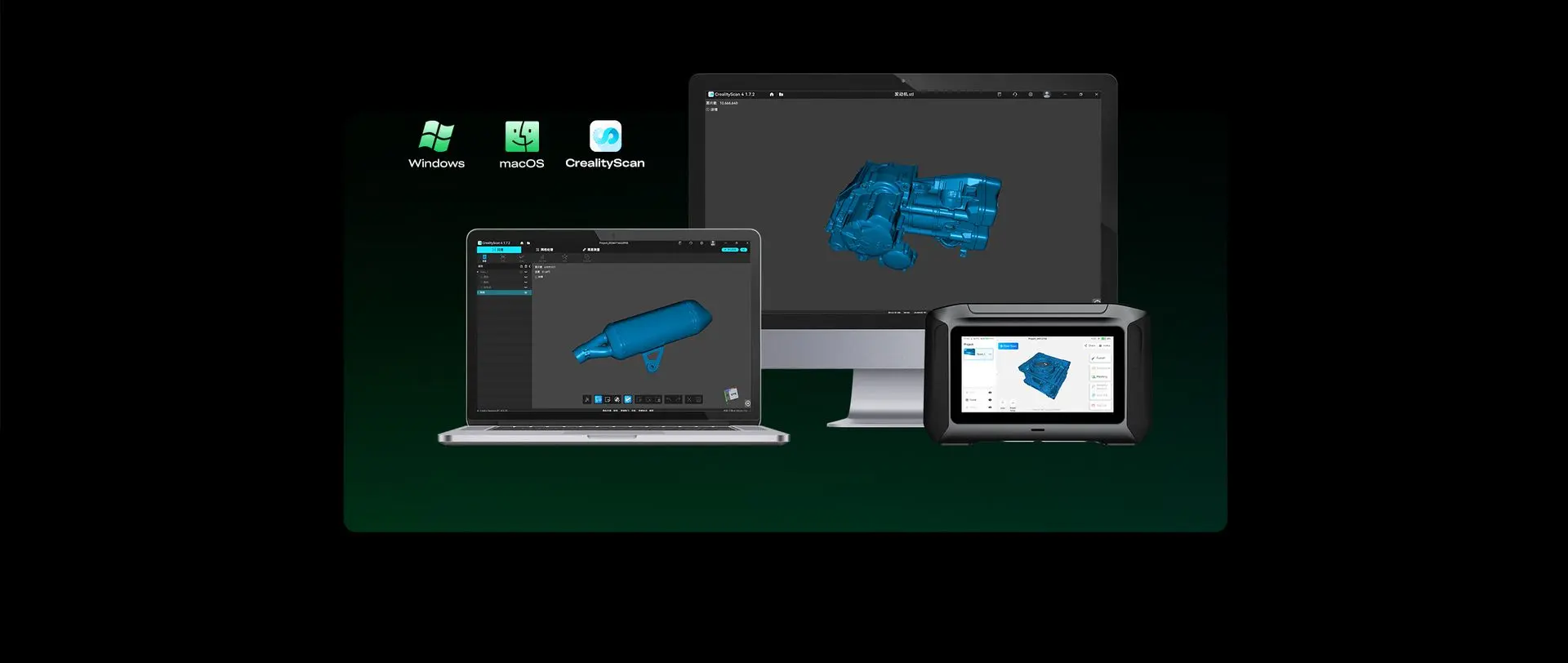 Creality Sermoon P1 3D Scanner with Blue Laser