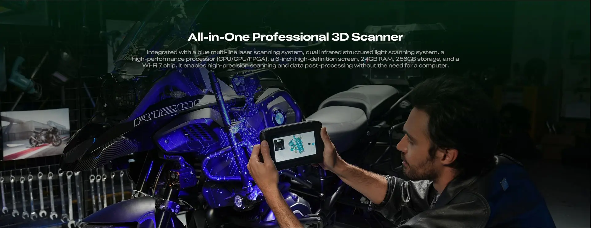 Creality Sermoon P1 3D Scanner with Blue Laser