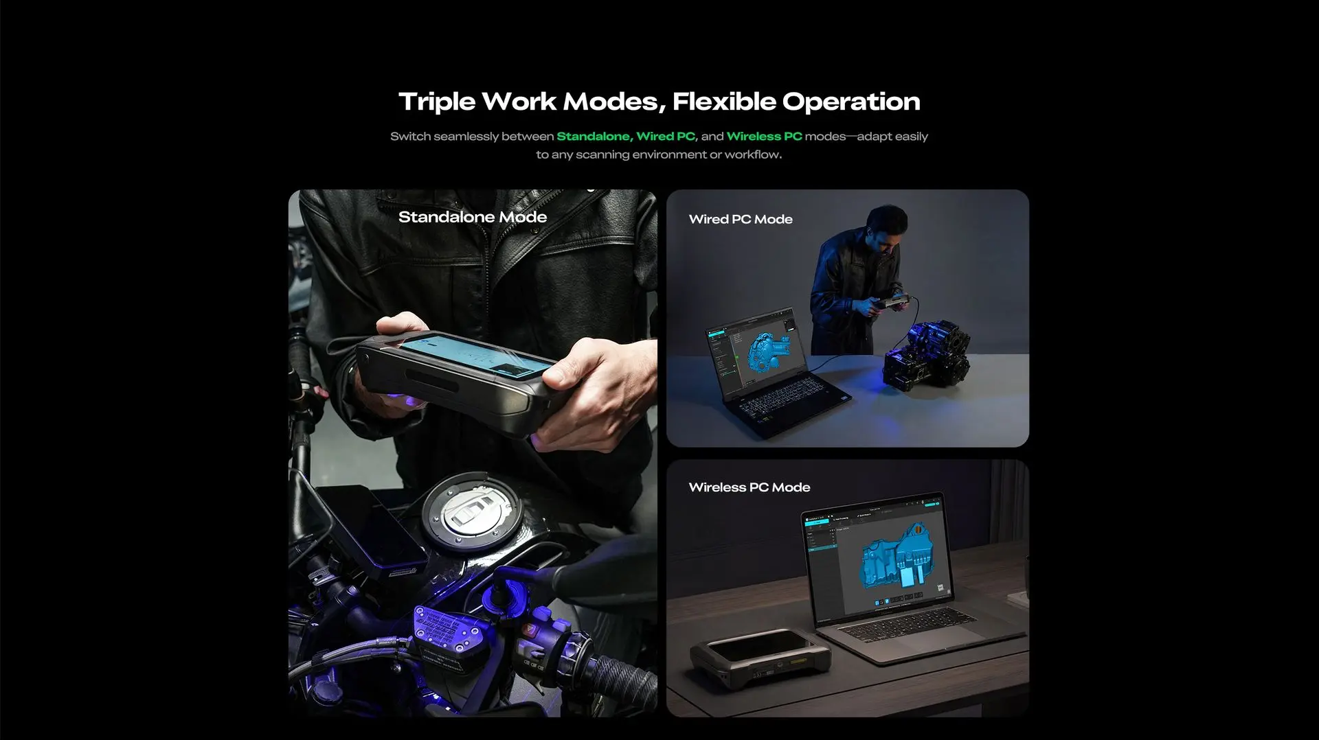 Creality Sermoon P1 3D Scanner with Blue Laser