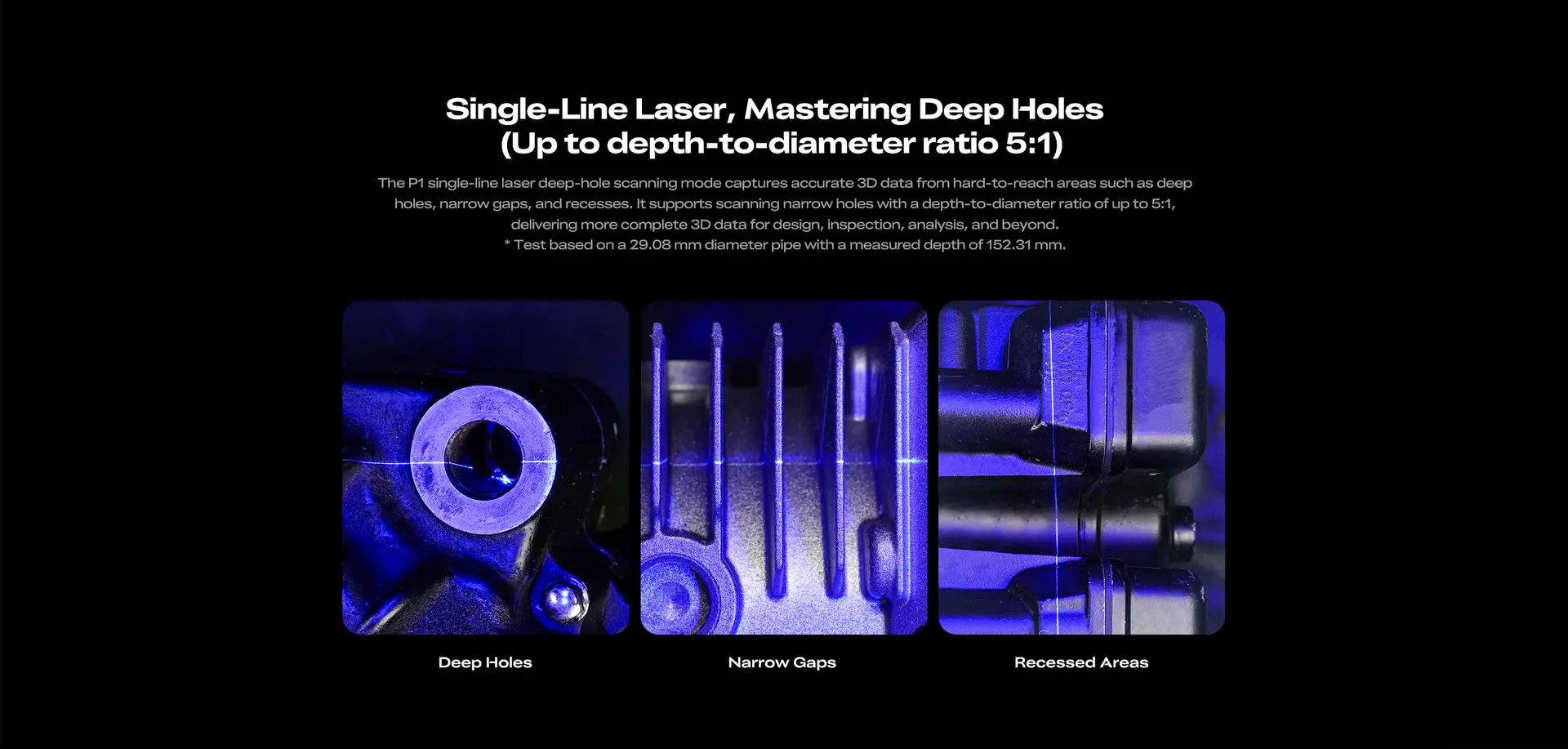 Creality Sermoon P1 3D Scanner with Blue Laser