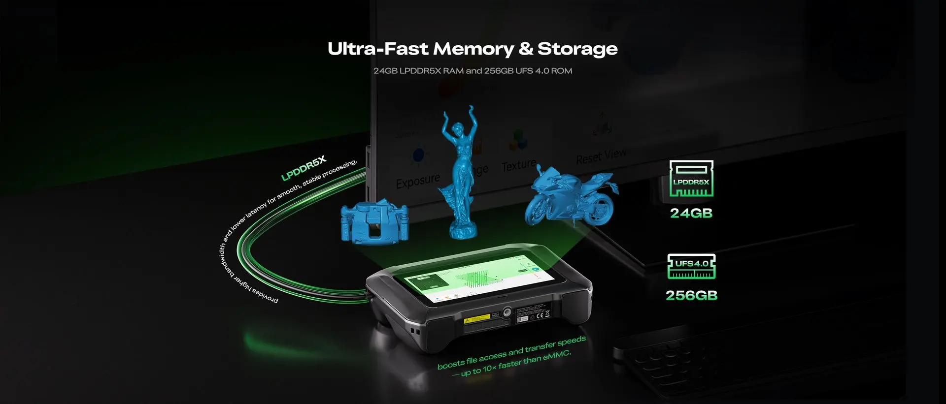 Creality Sermoon P1 3D Scanner with Blue Laser