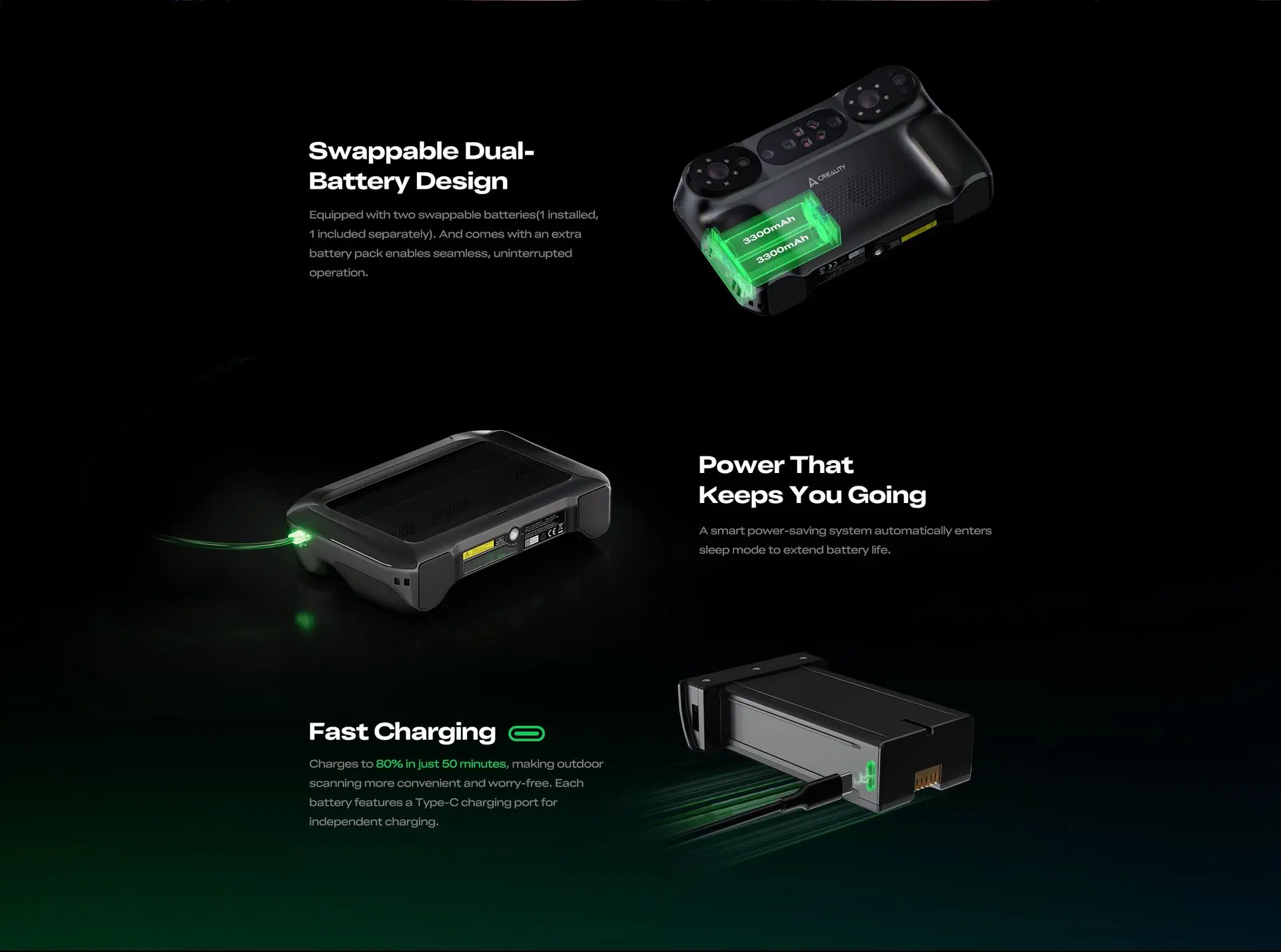 Creality Sermoon P1 3D Scanner with Blue Laser