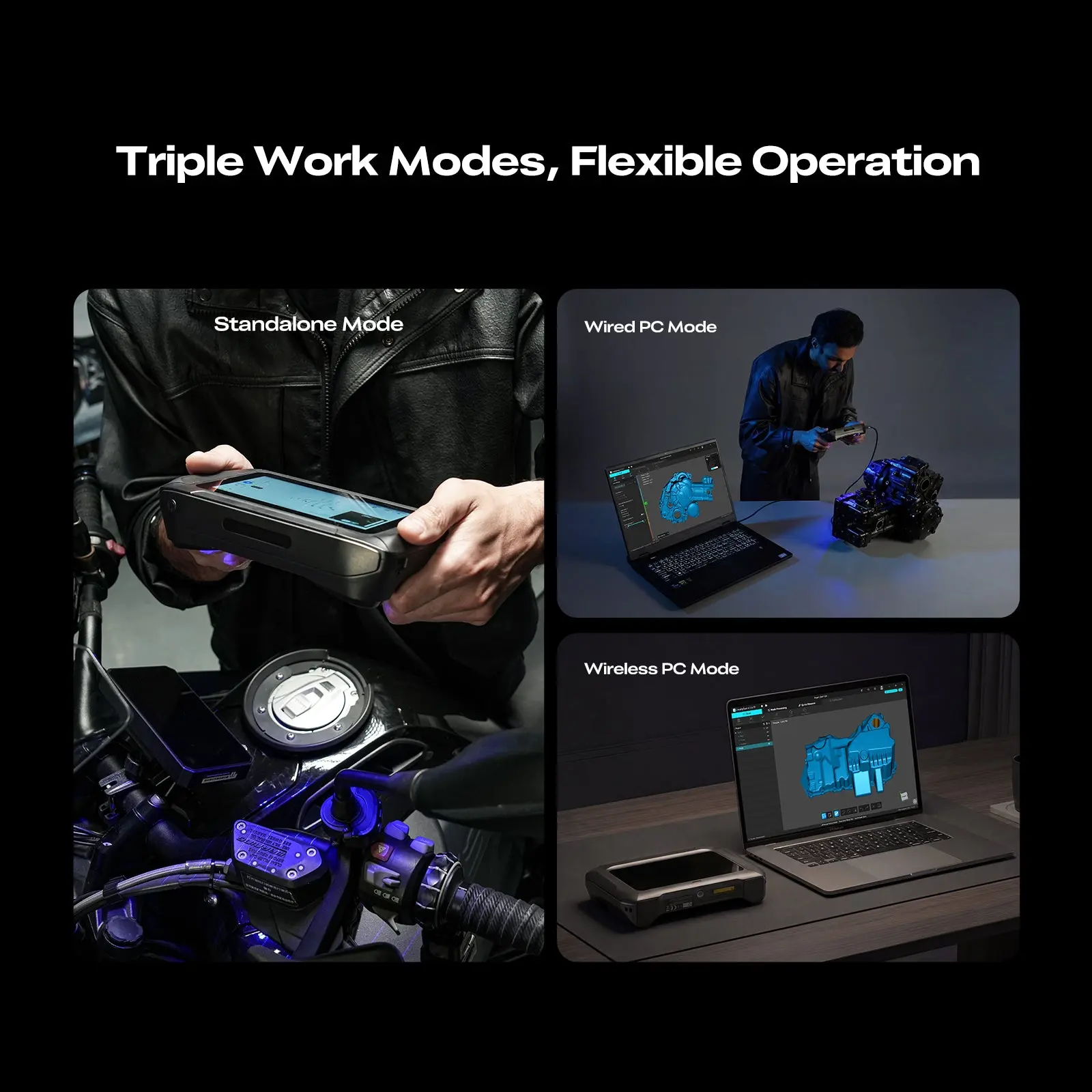 Creality Sermoon P1 3D Scanner with Blue Laser