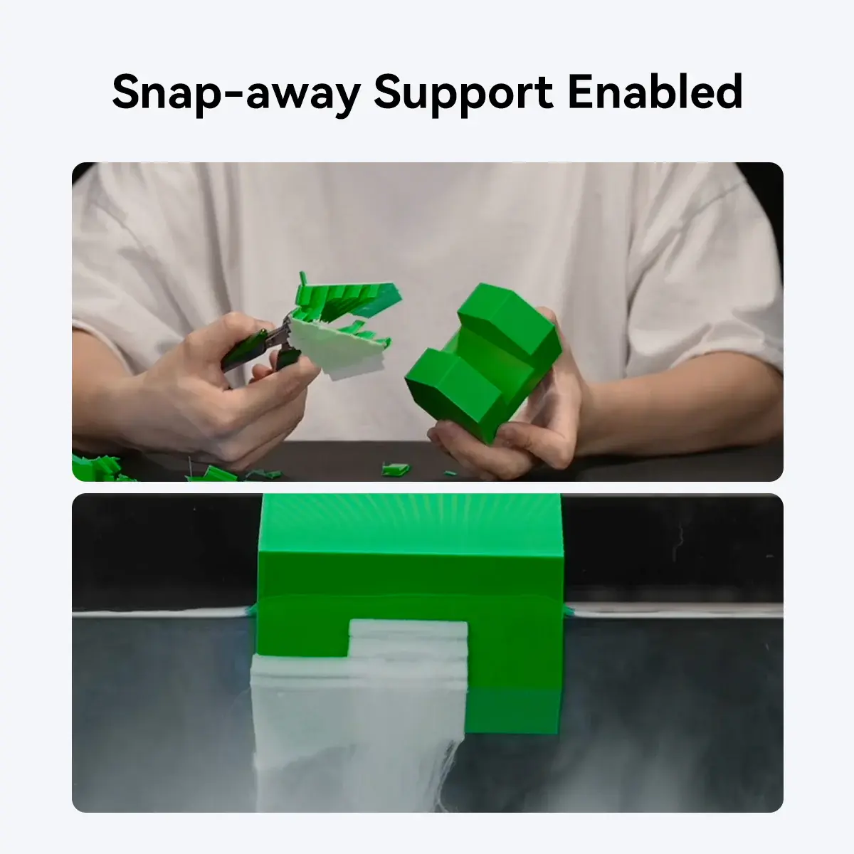 The Creality CFS (Colour Filament System) is an intelligent multi-material system with 4 spool slots that support multi-colour printing