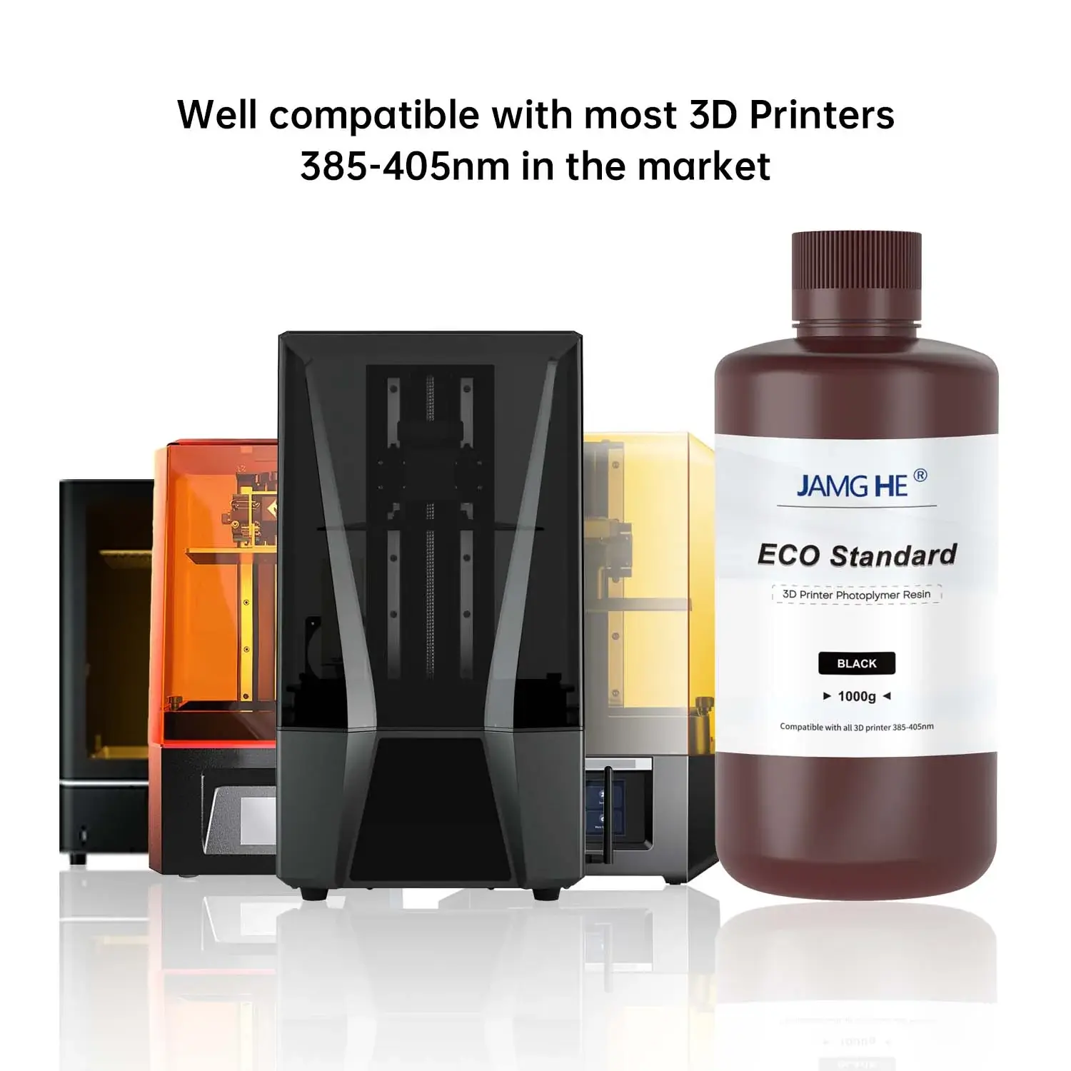 Compatible with most LCD 3D and some DLP printers. For best results, it is recommended to use with All LCD 3D printers.