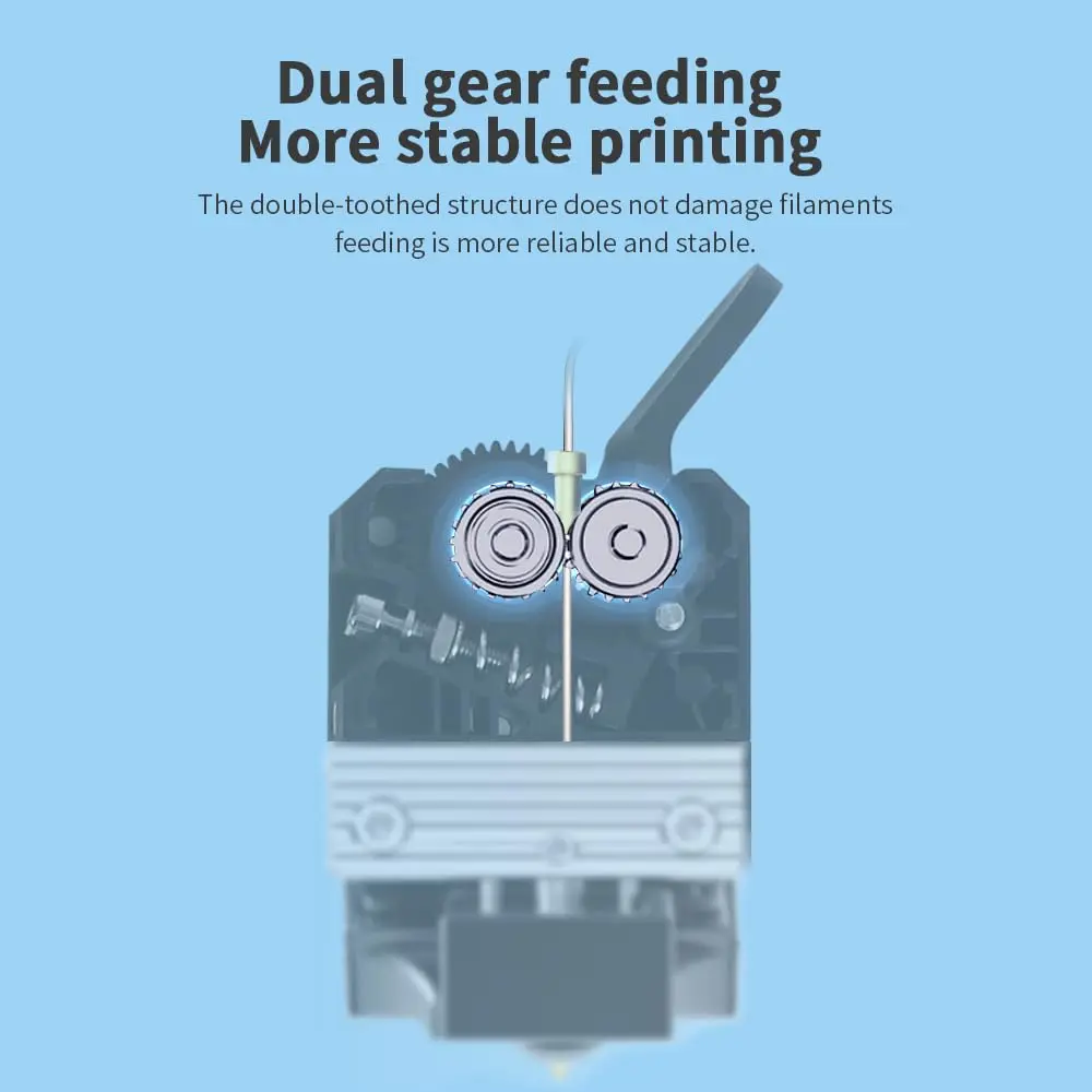 Creality Ender 3 V3 SE Extruder Kit, Original Direct Extrusion Kit Dual Gear Extruder 3.5:1 Gear Ratio Feeding Extrusion Mechanism Kit for Ender 3 S1/Ender 3 S1 Pro/Ender 5 S1/Ender 3 V3 KE 3D Printer