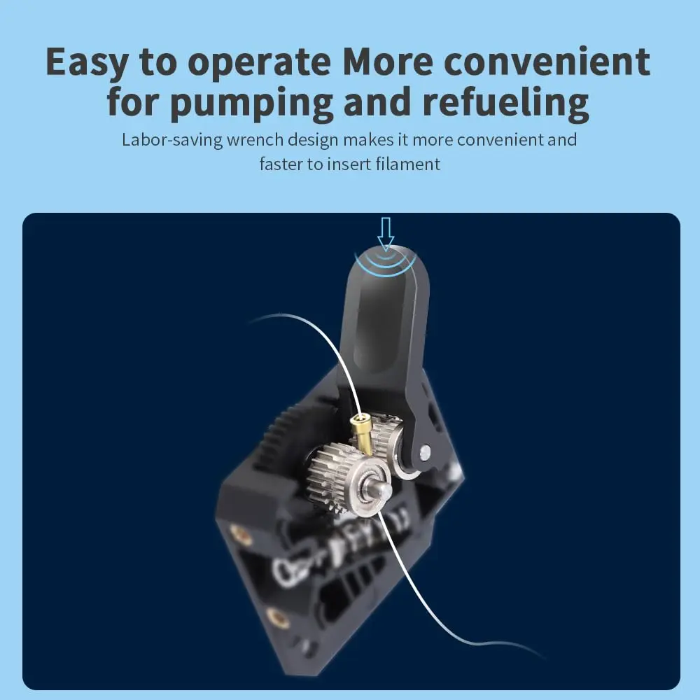 Creality Ender 3 V3 SE Extruder Kit, Original Direct Extrusion Kit Dual Gear Extruder 3.5:1 Gear Ratio Feeding Extrusion Mechanism Kit for Ender 3 S1/Ender 3 S1 Pro/Ender 5 S1/Ender 3 V3 KE 3D Printer