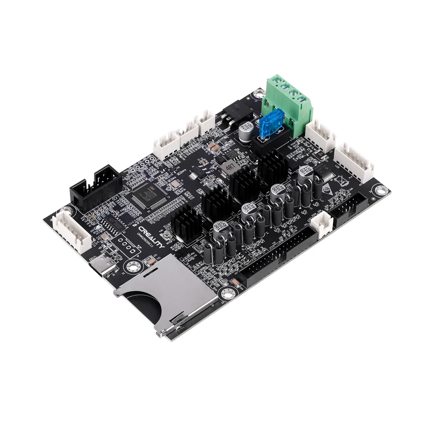 Creality Spare Parts Mainboard Kit for Ender-3 V3 SE The Creality 3D Ender-3 V3 SE Mainboard Kit is an original replacement control board designed to restore stable and efficient performance for your printer. Equipped with a 32-bit processor and silent stepper drivers, it ensures precise motion control and quiet operation.