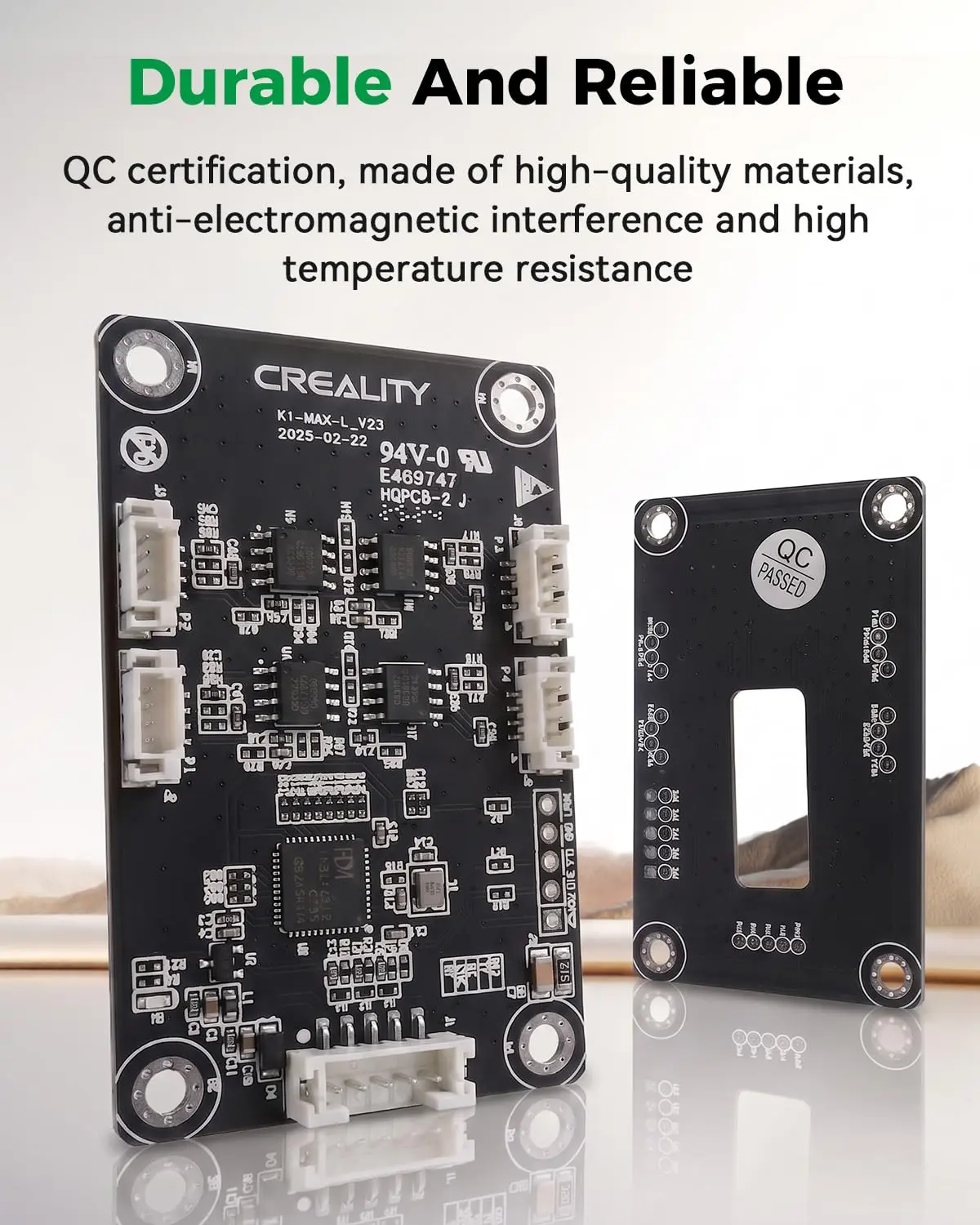 Official original, perfect compatibility This K1 C 2025 Leveling Plate is an authentic Creality original part, tailor-made for K1 C 2025 and K1 Max 2025 models. It supports direct mounting with no structural alteration, bringing automatic bed leveling function back into service quickly