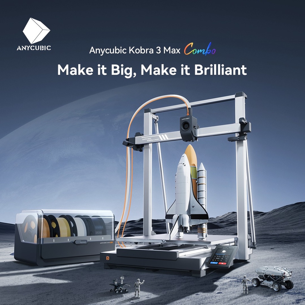 Anycubic Kobra 3 Max Combo Multi Color 3D Printer in Pakistan