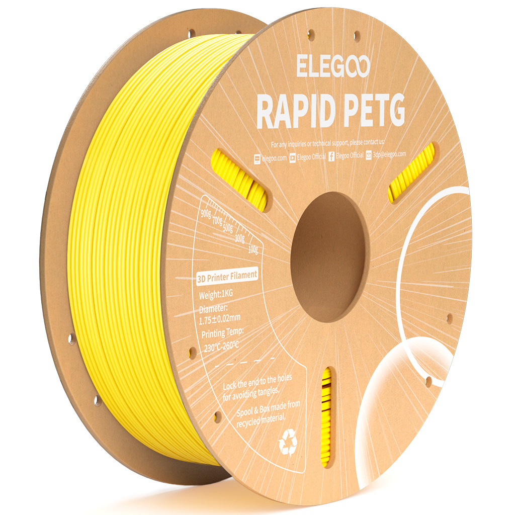 Elegoo RAPID PETG Filament 1.75mm Colored 1KG