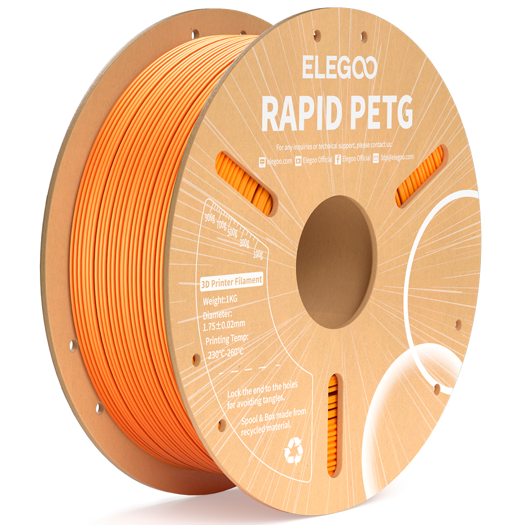Elegoo RAPID PETG Filament 1.75mm Colored 1KG
