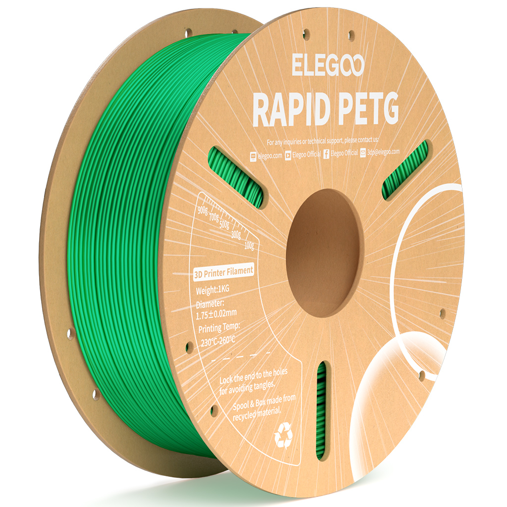 Elegoo RAPID PETG Filament 1.75mm Colored 1KG