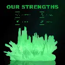 Glow Green 3D Printer Filament (2).webp