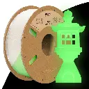 Glow Green 3D Printer Filament (6).webp
