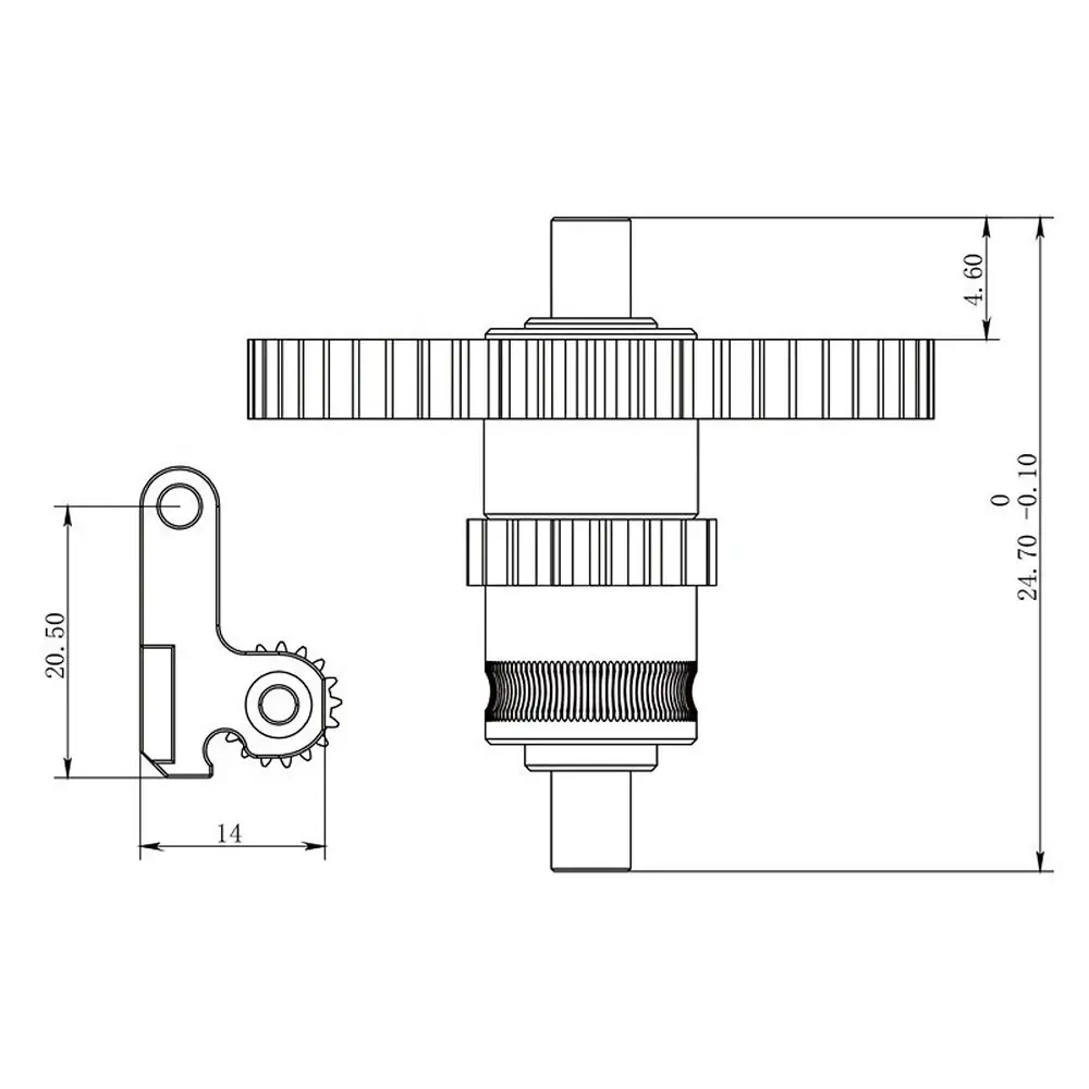 Flashforge Adventure 5m extruder gear kit-0.webp