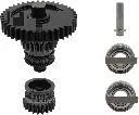 Anycubic kobra 3 combo hardened steel extruder gears-.webp