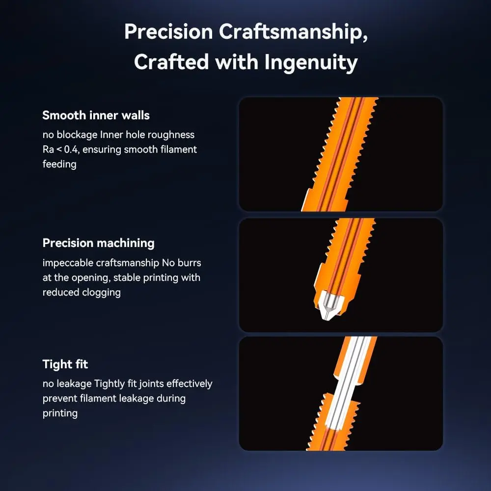 Creality Hi K2 K2 ProK2 Plus Nozzle Quick-Swap Nozzle Kit Hardened steel All-metal Design (1).webp