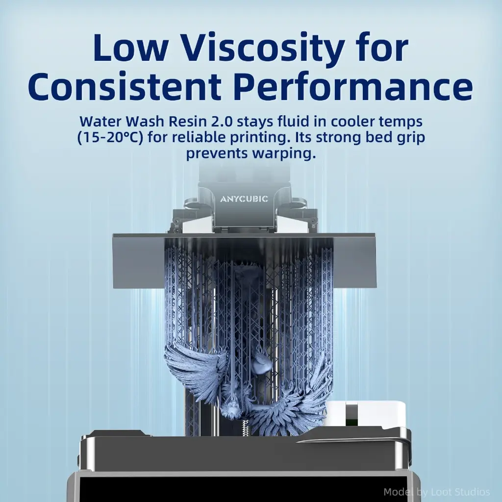 Anycubic water washable resin 2.0 low viscosity.webp