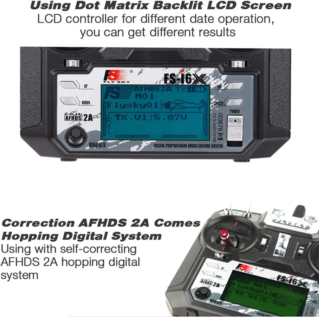 FLYSKY FS-i6X 10CH 2.4GHz RC Transmitter Controller-189.webp