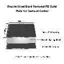 Double-Sided Black PEI Build Plate for Elegoo Centauri Carbon, Textured PEI Plate Print Bed Platform Spring Steel Flexible Sheet for Centauri CarbonCentauri, 260X271MM (1).webp