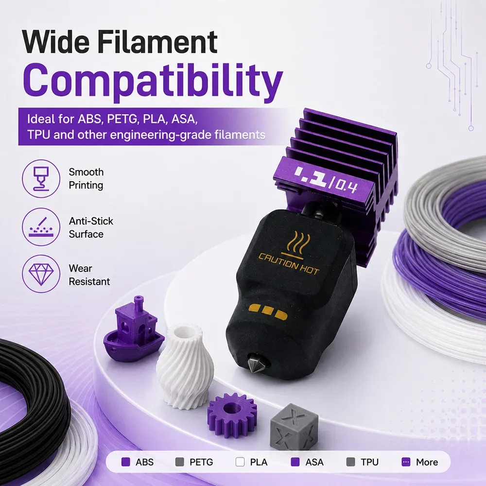 Coating Hotend for Bambu Lab X2D P2S H2S A1 Series in Pakistan (10).webp