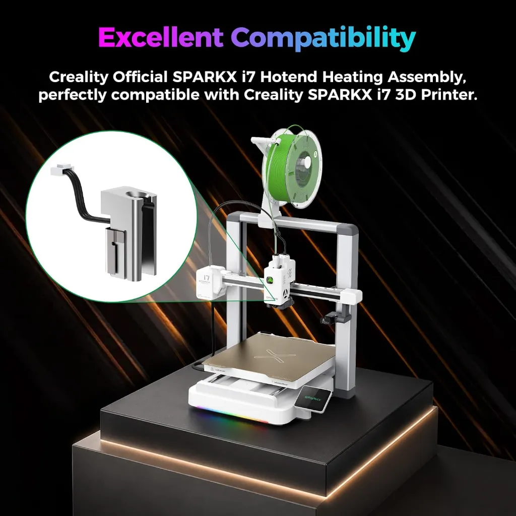 Creality Spark XI7 Hotend heating assembly (2).webp