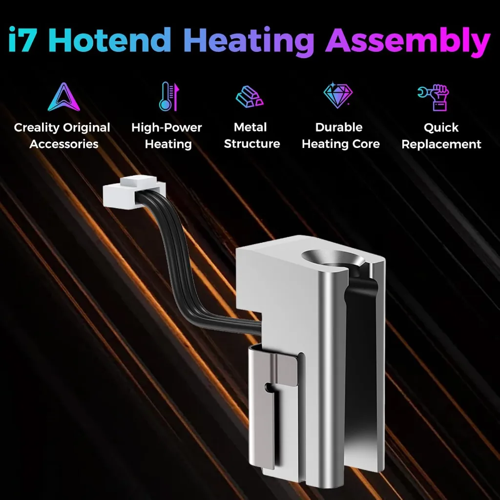 Creality Spark XI7 Hotend heating assembly (9).webp