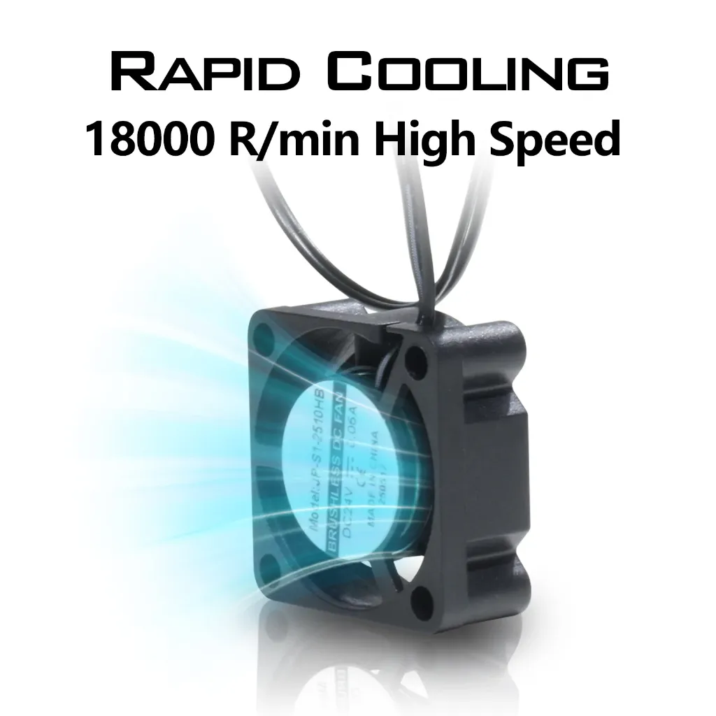 Anycubic Kobra S1 Combo Hotend Cooling Silent 24V 2510 Fan  (2).webp