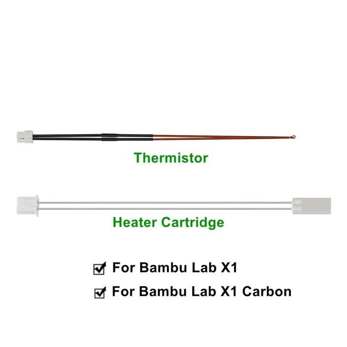 [HW-BMU] Bambu Lab X1 Series Thermistor and Ceramic Heater in Pakistan (X1C Ceramic Heating)