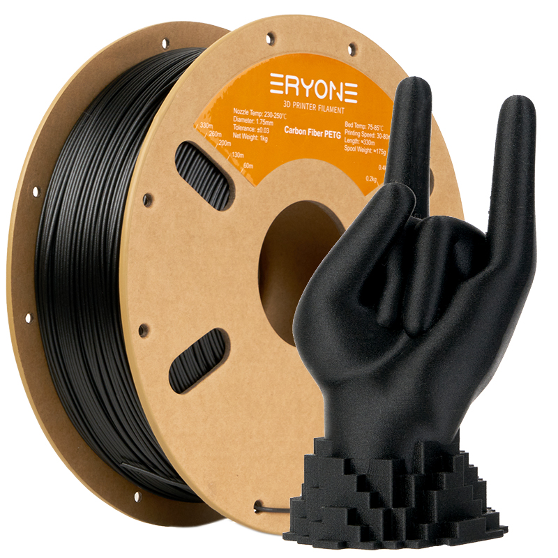ERYONE Carbon Fiber PETG Filament (Black)