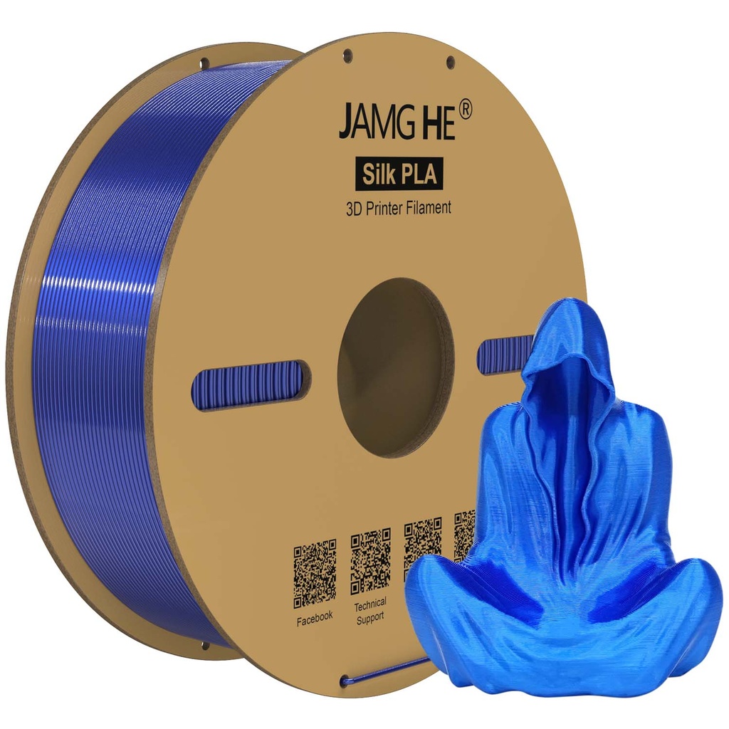 JAMG HE Silk PLA Filament in Pakistan (Blue)