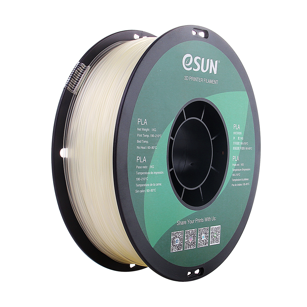 eSUN PLA 3D Filament, 1KG (Clear)