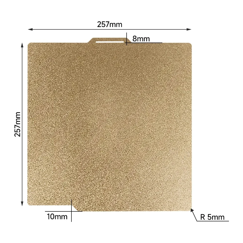 [BP-TX-TX] Bambu Double Sided Spring Steel plate for Bambu Lab X1/P1S/A1 (Textured PEI x Textured PEI)