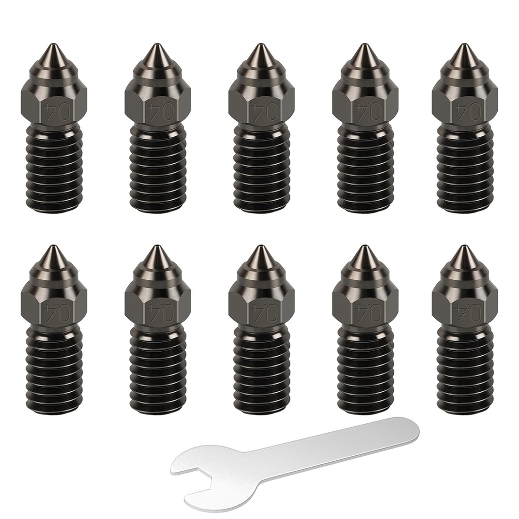 [EL-NZ-NT-Max-BK-02175] Elegoo Neptune 4 Plus/4 Max Hardened Steel nozzle in Pakistan (0.2MM)