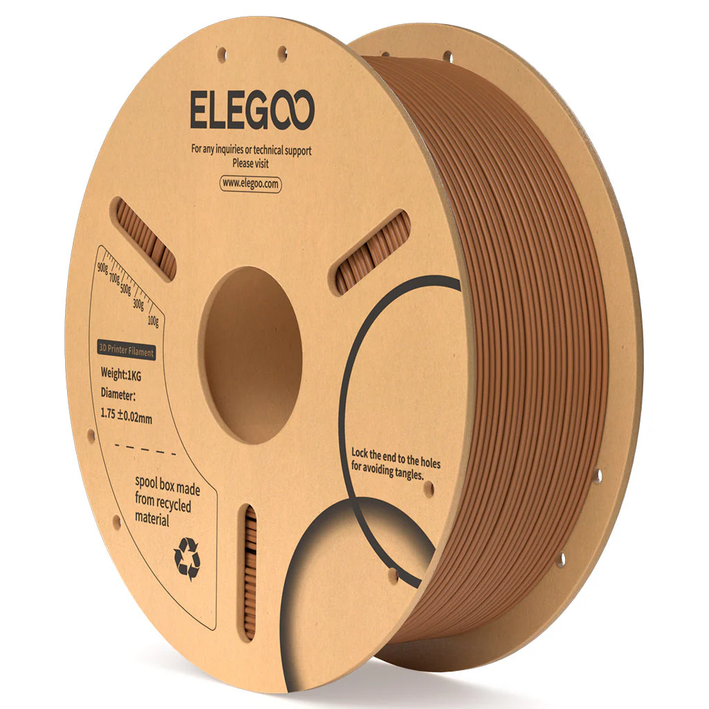 Elegoo 3D Printing PLA Filament 1.75mm (Brown)