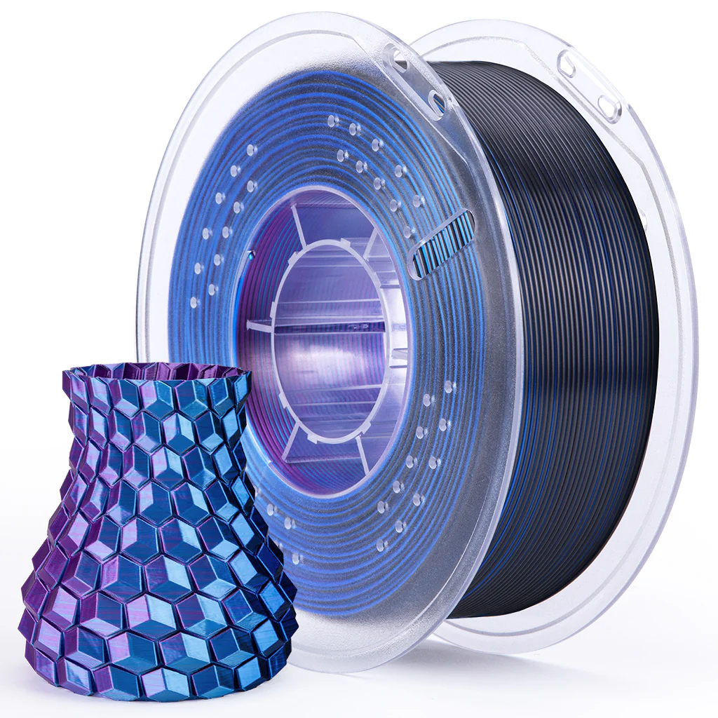 Elegoo Silk PLA Filament in Pakistan (Silk Blue Purple)