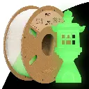 Glow In The Dark PLA Filament, Luminous PLA 3D Printer Filament 1.75mm Dimensional Accuracy +/- 0.02mm - Eryone 