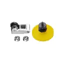 Hardened Steel Extruder Gear Assembly for Bambu Lab P1P, P1S, X1C,X1E
