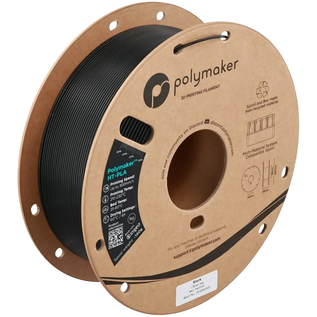 Polymaker HT-PLA Filament (Black)