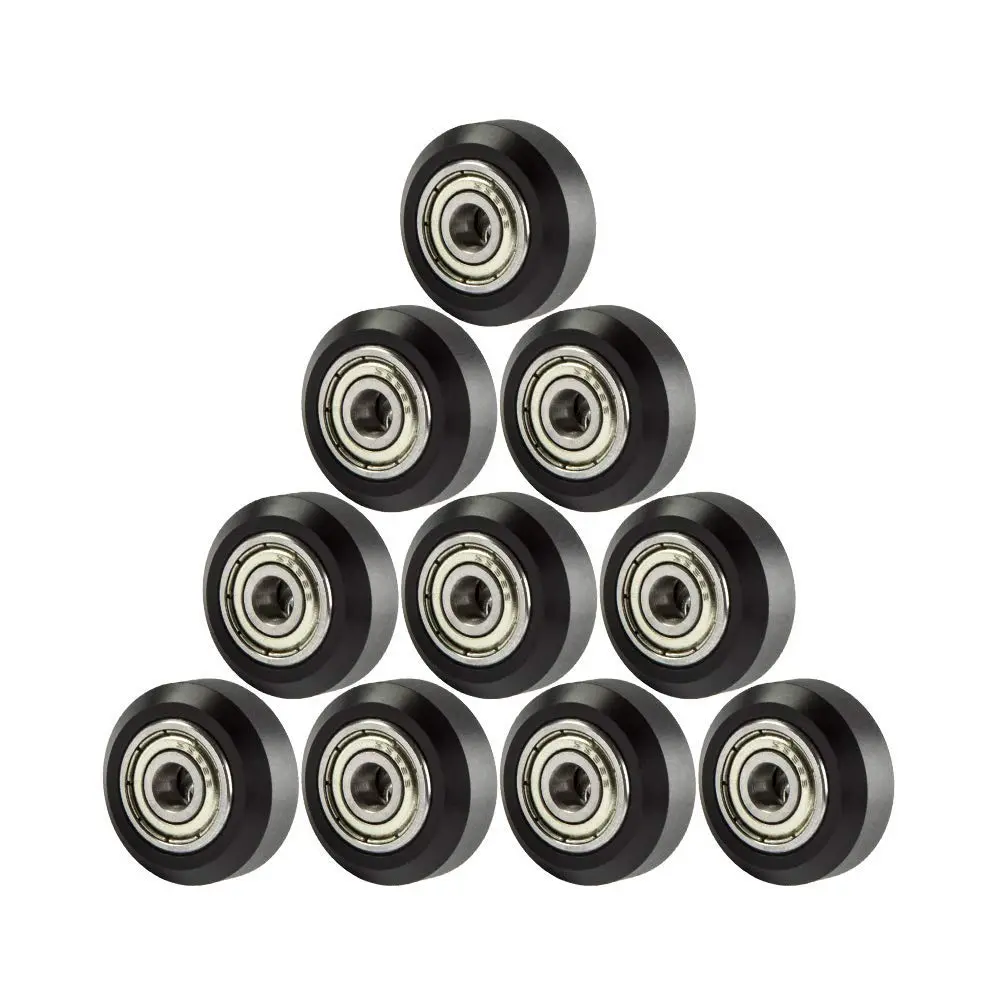 CNC Openbuilds Plastic POM Wheel With 625zz Idler Pulley Gear Passive Round Perlin Pulley Wheel in Pakistan